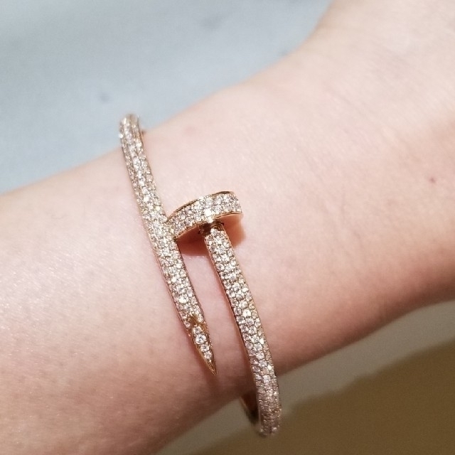 Cartier - 再出品早い者勝ち!カルティエジュストアンクルピンク
