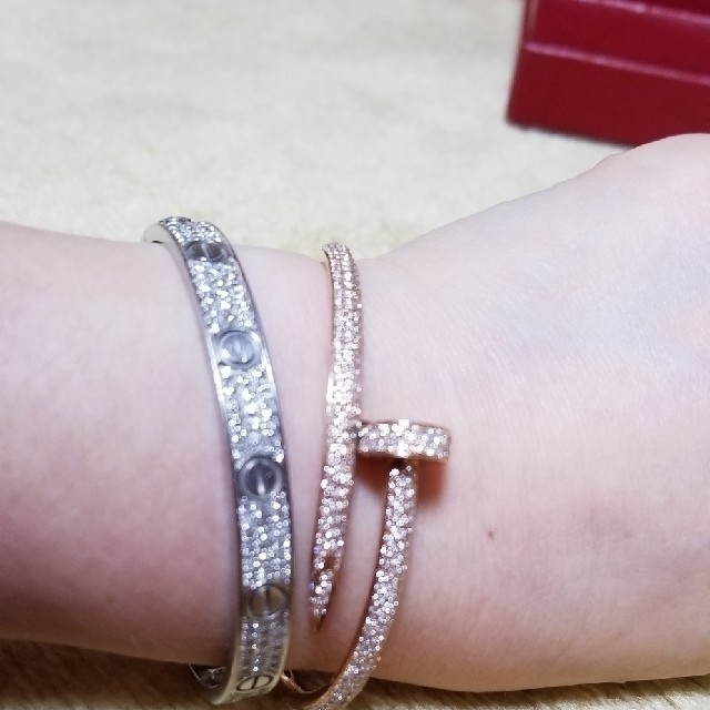 Cartier - 再出品早い者勝ち!カルティエジュストアンクルピンク
