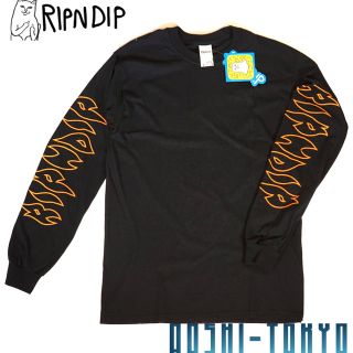 シュプリーム(Supreme)の◆新作◆RIPNDIP Hell Pit ロングスリーブ Tシャツ Lサイズ(Tシャツ/カットソー(七分/長袖))