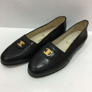 CHANEL シャネルヴィンテージローファー36.5 （23.0〜23.5cm）