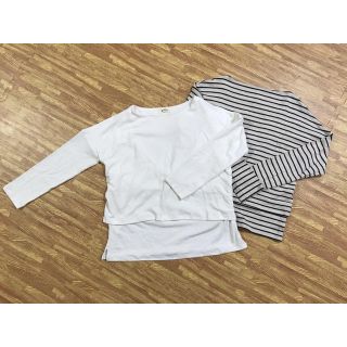 授乳服 ビックTシャツ(マタニティトップス)