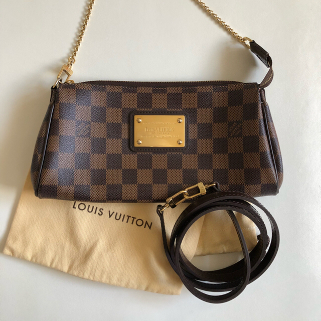 注目ブランドのギフト - VUITTON LOUIS 正規LV アクセサリーポーチ エヴァ ルイヴィトン  ショルダーバッグ