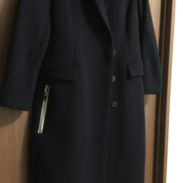 Stella McCartney(ステラマッカートニー)のステラマッカートニー  コート ネイビー 9号 チェスターコート レディースのジャケット/アウター(チェスターコート)の商品写真
