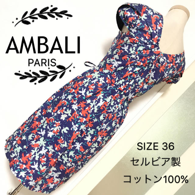 Demi-Luxe BEAMS(デミルクスビームス)のAMBALI PARIS ワンピース レディースのワンピース(ひざ丈ワンピース)の商品写真