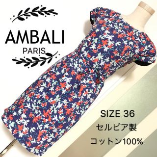 デミルクスビームス(Demi-Luxe BEAMS)のAMBALI PARIS ワンピース(ひざ丈ワンピース)