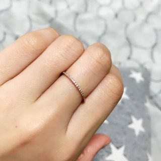agete - agete♡ハーフエタニティーリング♡9号の通販 by Milky's shop