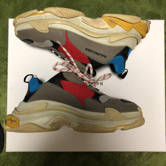 気質アップ】 Balenciaga - Balenciaga triple マルチカラー 41 S