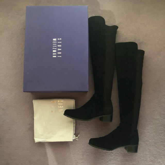 定番入荷 Stuart Weitzman スエードニーハイブーツ 36サイズ www