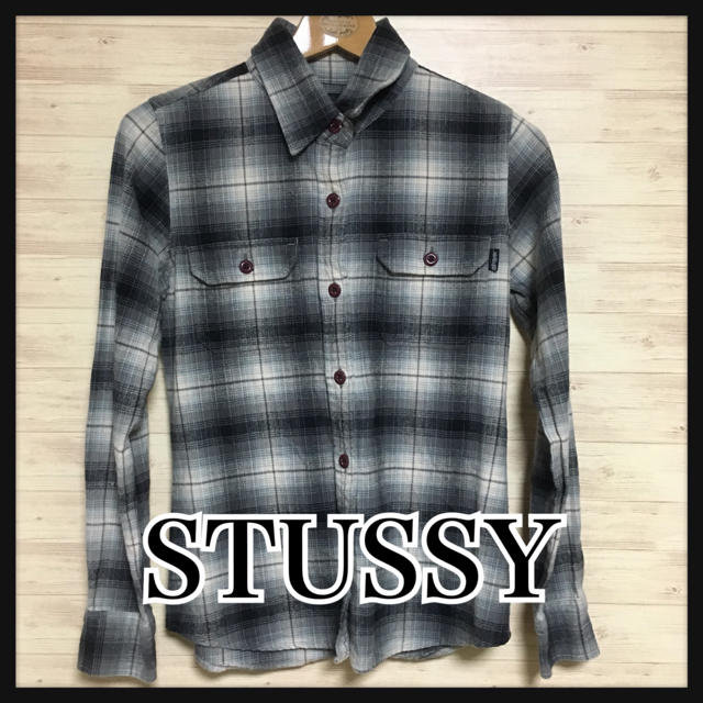 STUSSY(ステューシー)の【美品】ステューシーシャツ STUSSY チェックシャツ ネルシャツメンズ秋服  メンズのトップス(シャツ)の商品写真