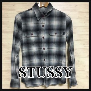 ステューシー(STUSSY)の【美品】ステューシーシャツ STUSSY チェックシャツ ネルシャツメンズ秋服 (シャツ)