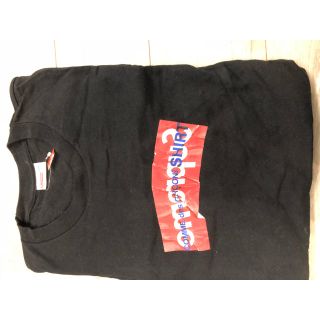 シュプリーム(Supreme)の supreme×COMMEdesGARCONS黒L BOXロゴTシャツ(Tシャツ/カットソー(半袖/袖なし))