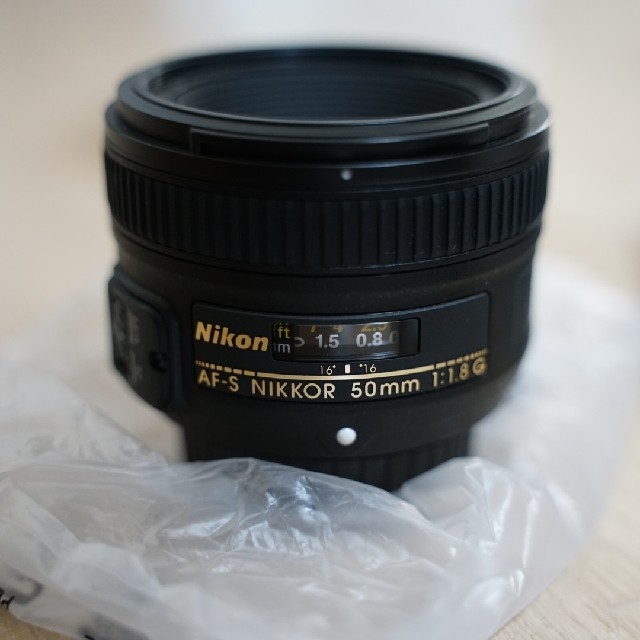 【美品】AF-S NIKKOR 50mm f/1.8G + ハクバ保護フィルター