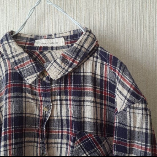 navy natural(ネイビーナチュラル)のチェックシャツ レディースのトップス(シャツ/ブラウス(長袖/七分))の商品写真