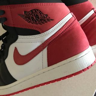 ナイキ(NIKE)のaj1 track red(スニーカー)