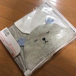 アカチャンホンポ(アカチャンホンポ)の【新品】★らくらくおくるみ★クマグレー(おくるみ/ブランケット)