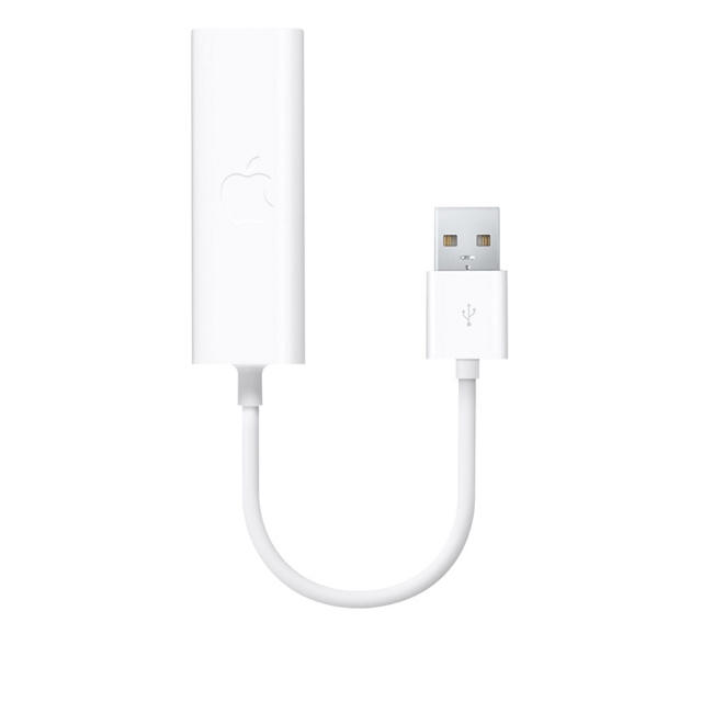 Mac (Apple)(マック)のApple純正 USB Ethernet アダプタ   スマホ/家電/カメラのPC/タブレット(PC周辺機器)の商品写真