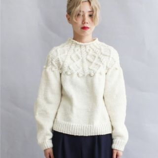 ドットアンドストライプスチャイルドウーマン(Dot&Stripes CHILDWOMAN)のネパールハンドニット(ニット/セーター)