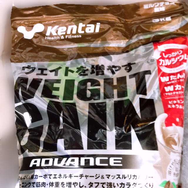 Kentai(ケンタイ)のプロテイン ミルクチョコ風味 3Kg 未開封 食品/飲料/酒の健康食品(プロテイン)の商品写真