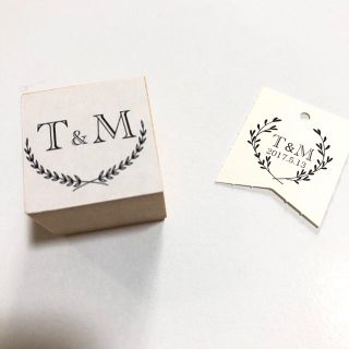 イニシャルスタンプ T&M(はんこ)