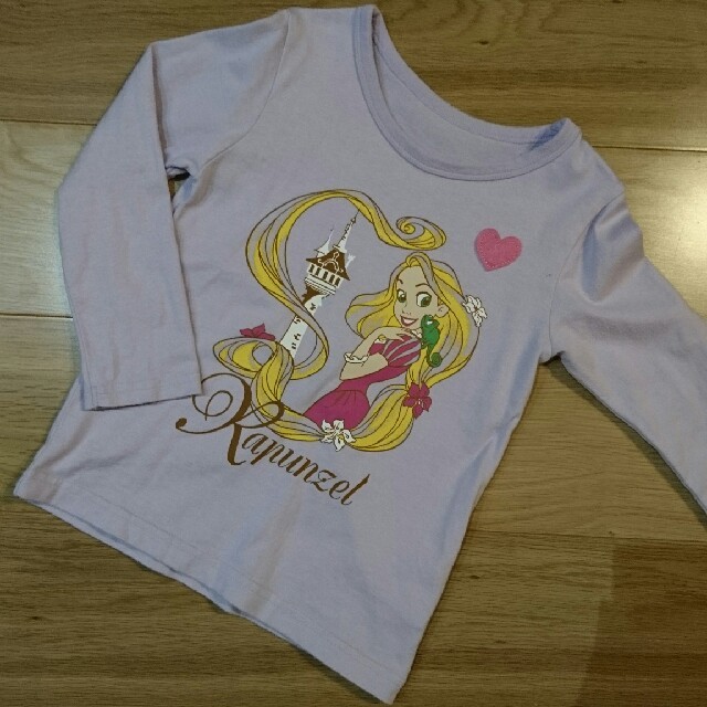 ベルメゾン(ベルメゾン)のロンT  ラプンツェル  110 キッズ/ベビー/マタニティのキッズ服女の子用(90cm~)(Tシャツ/カットソー)の商品写真