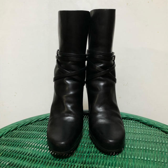 Jil Sander(ジルサンダー)の【中古】ジルサンダー ショートブーツ 24.5センチ 9センチヒール レディースの靴/シューズ(ブーツ)の商品写真