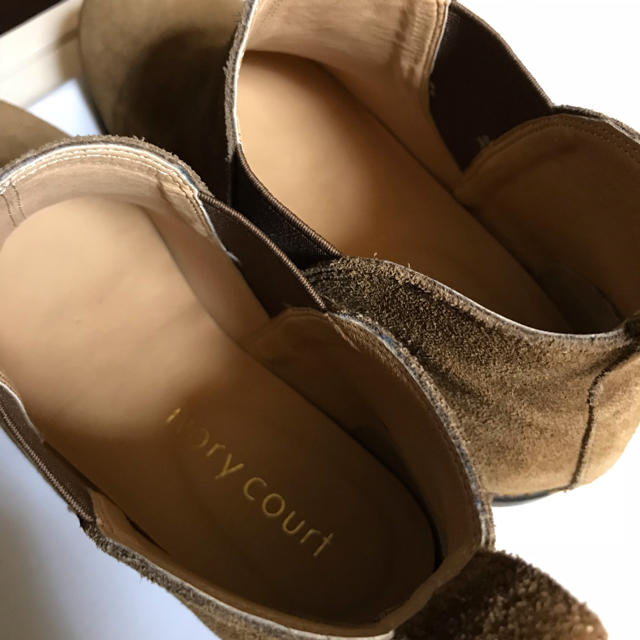 ivory court(アイボリーコート)のivory court スエードサイドゴアブーツ 23.5cm レディースの靴/シューズ(ブーツ)の商品写真