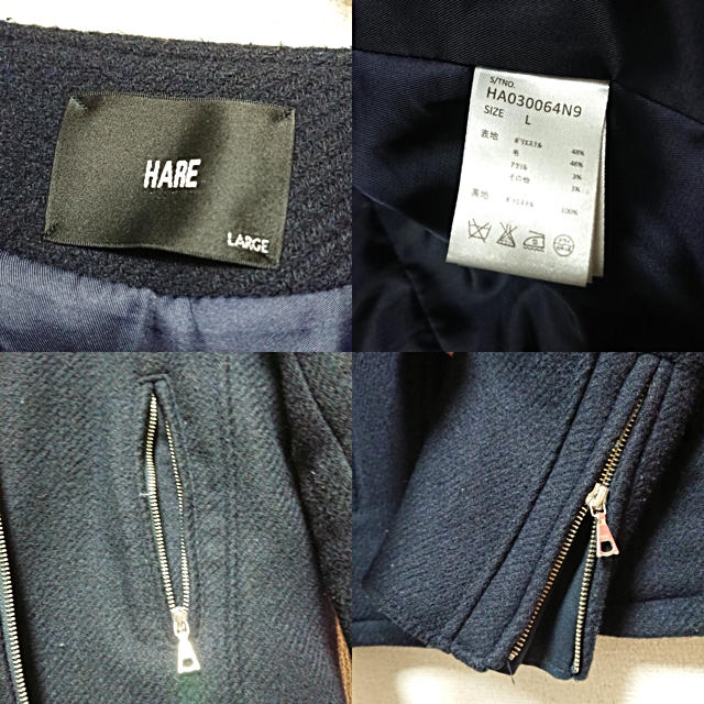 HARE(ハレ)のHARE(ハレ) ノーカラージャケット メンズのジャケット/アウター(ノーカラージャケット)の商品写真