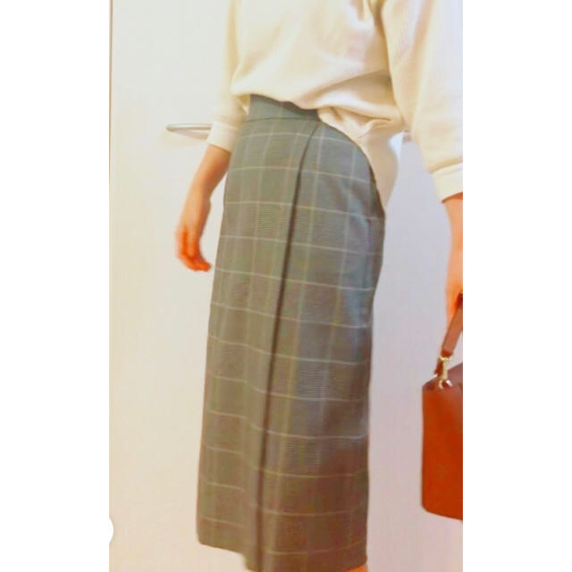 UNIQLO(ユニクロ)のユニクロ チェックナロースカート ☆新品 レディースのスカート(ロングスカート)の商品写真