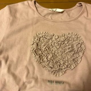 ピンクハウス(PINK HOUSE)のフリルハートＴシャツ(Tシャツ(半袖/袖なし))