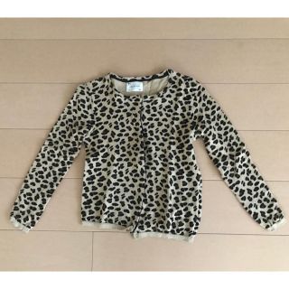 ザラ(ZARA)のsoramama様専用 ZARAザラ♡140 レオパード柄 カーディガン(カーディガン)