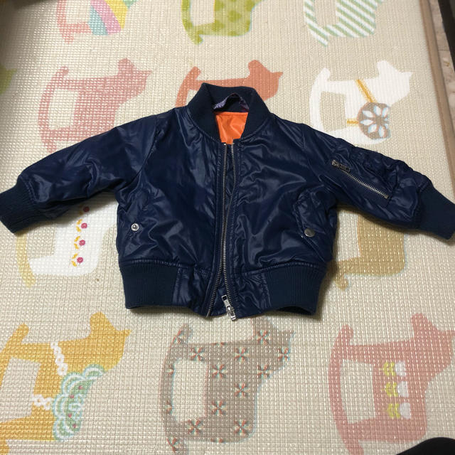 F.O.KIDS(エフオーキッズ)のMA-1 アウター 80 キッズ/ベビー/マタニティのベビー服(~85cm)(ジャケット/コート)の商品写真