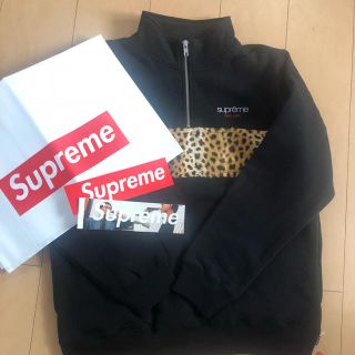 シュプリーム(Supreme)のsupreme Leopard Panel HALf ZIP(スウェット)