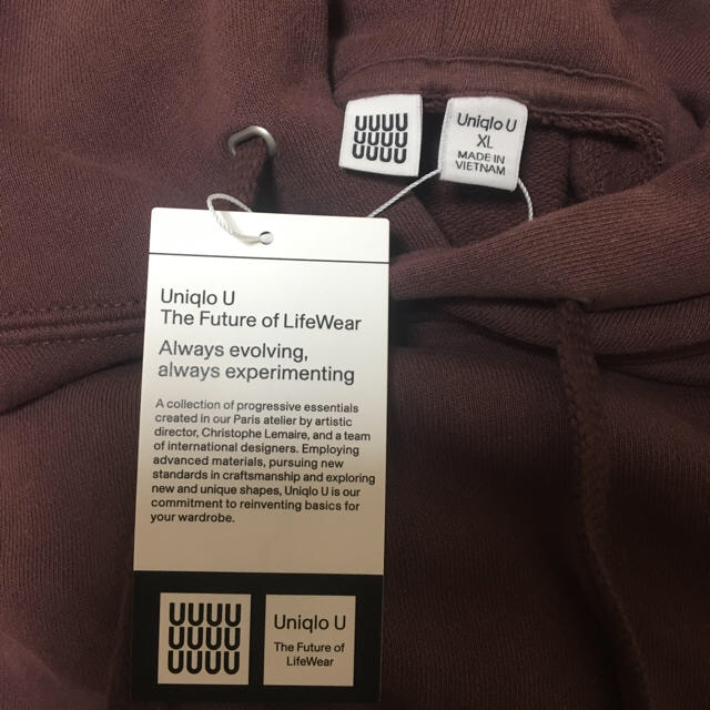 UNIQLO(ユニクロ)のuniqlo u スウェットプルパーカ★ブラウン XL メンズのトップス(パーカー)の商品写真