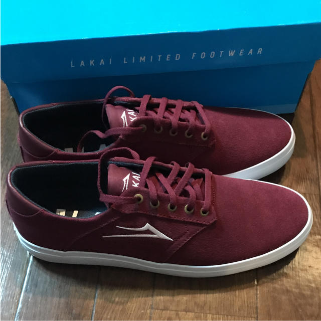 LAKAI LIMITED FOOTWEAR(ラカイリミテッドフットウェア)の新品 LAKAI PORTER ラカイ ポーター スニーカー バーガンディー メンズの靴/シューズ(スニーカー)の商品写真