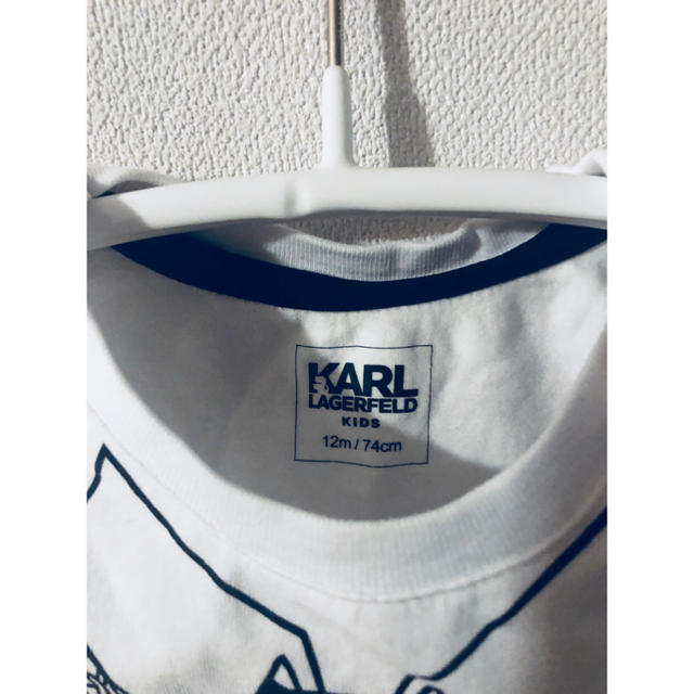 Karl Lagerfeld(カールラガーフェルド)の✩︎美品✩︎KARL LAGERFELD kids80cm キッズ/ベビー/マタニティのベビー服(~85cm)(Ｔシャツ)の商品写真