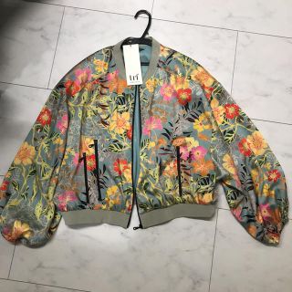 ザラ(ZARA)の値下げ！⭐︎新品未使用⭐︎ZARA 花柄ブルゾン(ブルゾン)