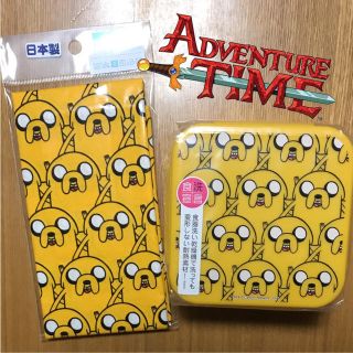 【新品・未使用】アドベンチャータイム お弁当箱 ナフキン セット(弁当用品)