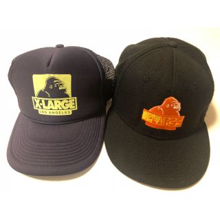 エクストララージ(XLARGE)のX-LARGE  キャップ ブラック・ネイビー 二個セット(キャップ)