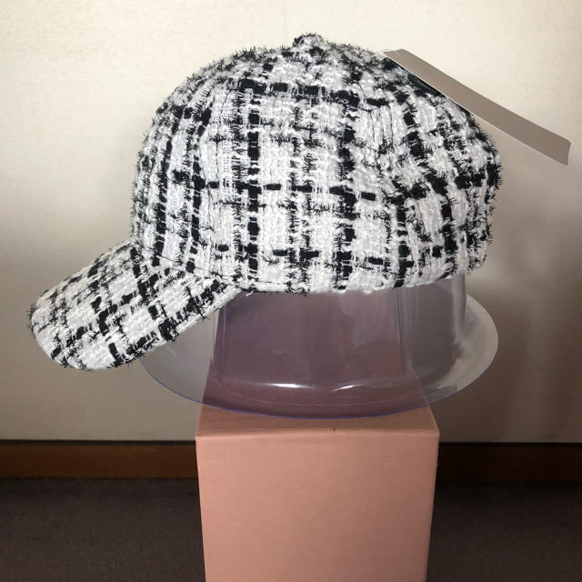 ZARA(ザラ)のZARA ツイードキャップ レディースの帽子(キャップ)の商品写真