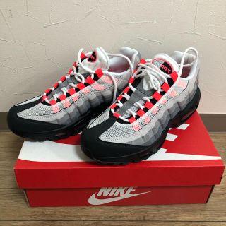 ナイキ(NIKE)のNIKE AIR MAX95 SOLAR RED 25.5(スニーカー)