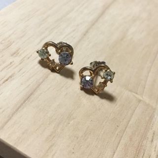 ピアス ハート クリスタル(ピアス)