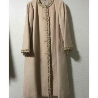 エムズグレイシー(M'S GRACY)のカタログ掲載コート 美品 42サイズ(ひざ丈ワンピース)