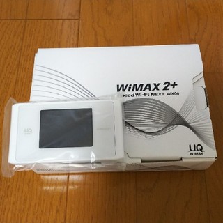 エヌイーシー(NEC)のUQ WiMAX 2+ Next Speed Wi-Fi WX04(その他)