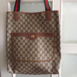 グッチ(Gucci)の美品 GUCCI オールドグッチ トートバッグ(トートバッグ)