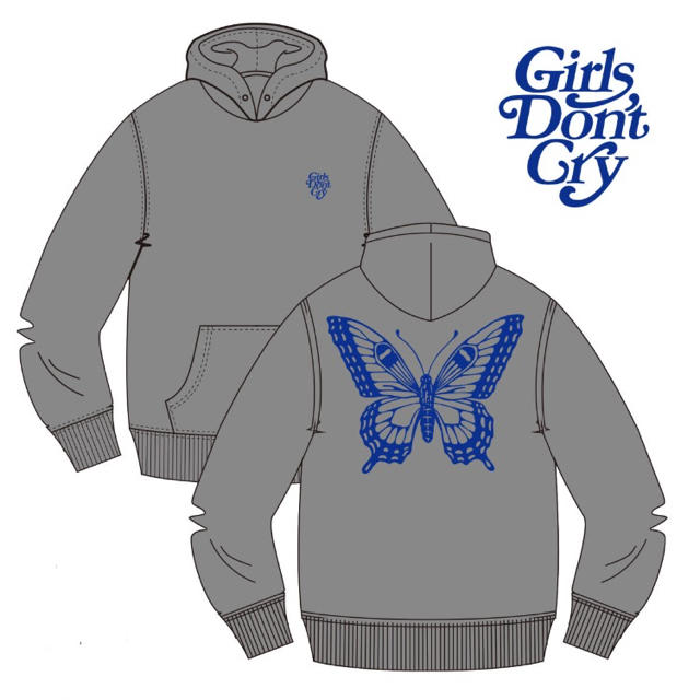 【Smets限定・M】Girls don’t cry foodie パーカー