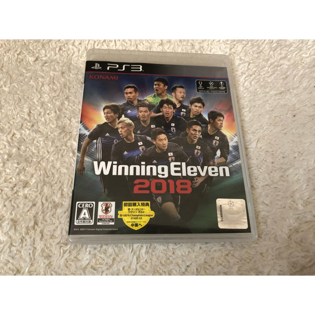 PlayStation3(プレイステーション3)のPS3 ウイニングイレブン2018 エンタメ/ホビーのゲームソフト/ゲーム機本体(家庭用ゲームソフト)の商品写真