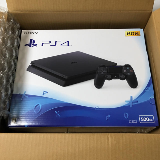 新品未使用　PS4 500GB  CUH-2200A JET BLACK 送料込PS4