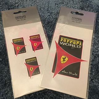 フェラーリ(Ferrari)のアブダビにて購入！フェラーリワールド ステッカー(車外アクセサリ)