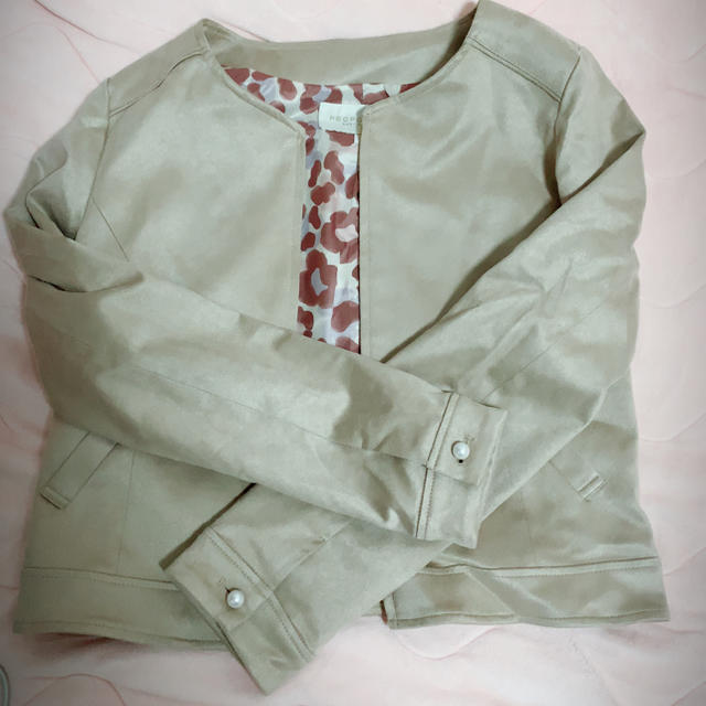 PROPORTION BODY DRESSING(プロポーションボディドレッシング)のフェイクスエードブルゾン レディースのジャケット/アウター(ノーカラージャケット)の商品写真