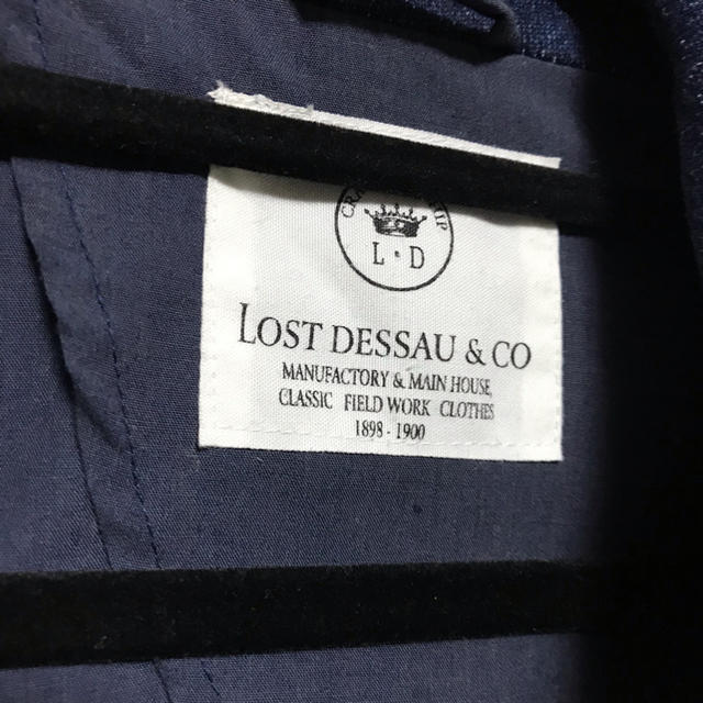 Lost dessau(ロストデッサウ)のLOST DESSAU デニム テーラードジャケット メンズのジャケット/アウター(テーラードジャケット)の商品写真